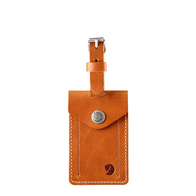 Fjallraven Leather Luggage Tag Leather Cognac Fjallraven
