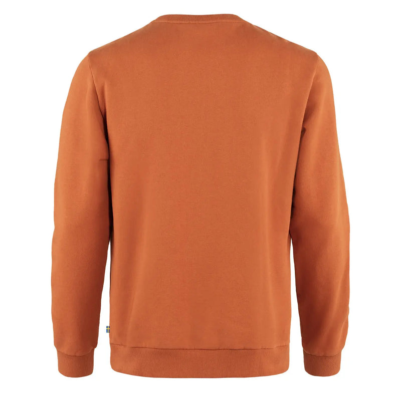 Fjallraven Logo Sweater Terracotta Brown Fjallraven