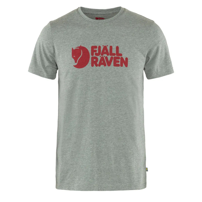 Fjallraven Logo T-Shirt Grey Melange Fjallraven