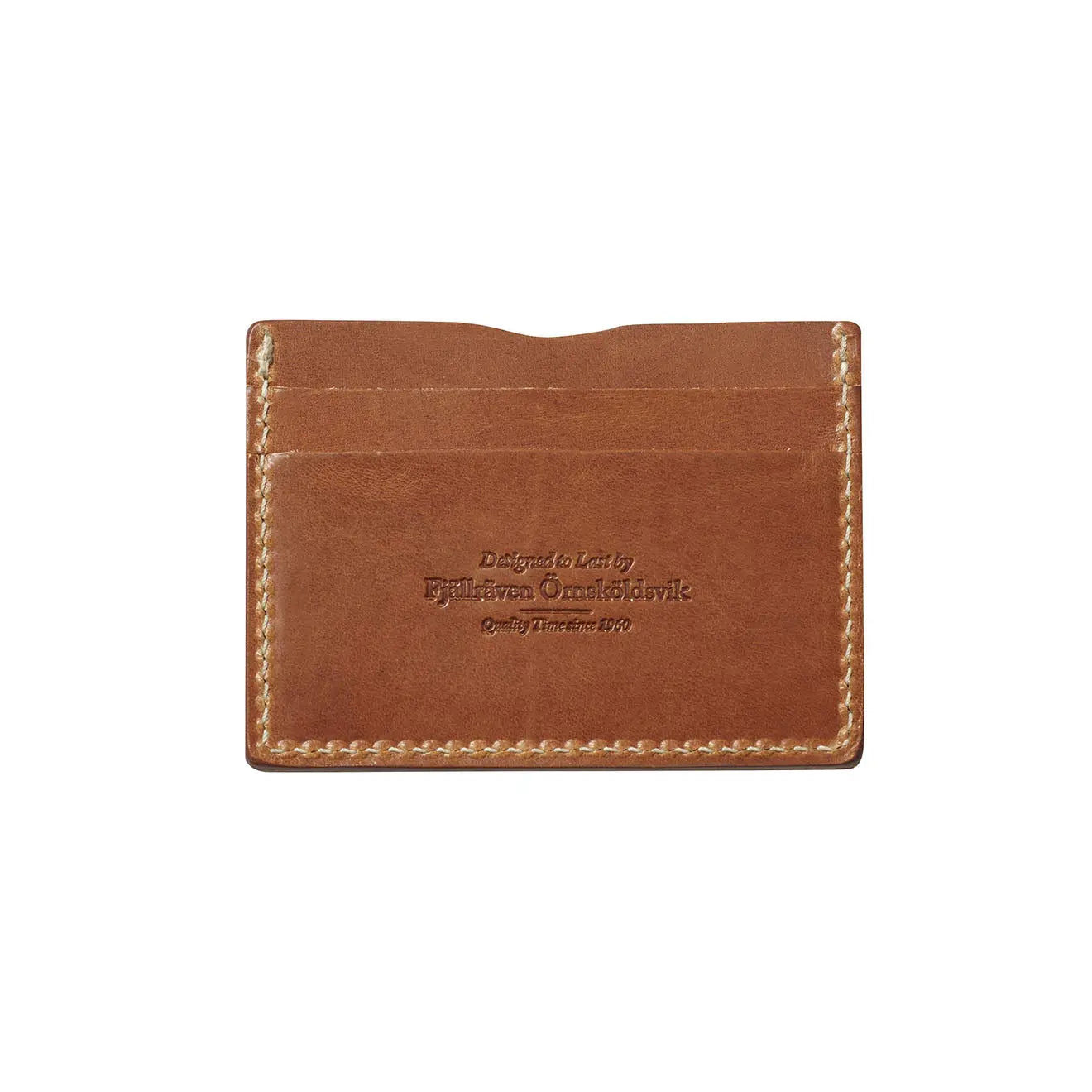 Fjallraven Ovik Card Holder Leather Cognac | My Fox Bag