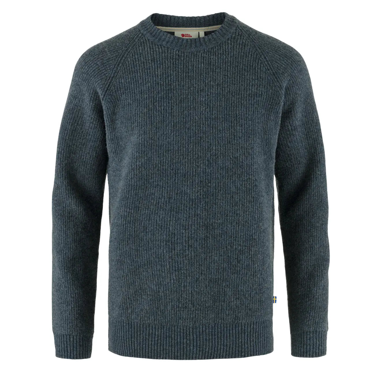 Fjallraven Ovik Rib Sweater Navy | My Fox Bag