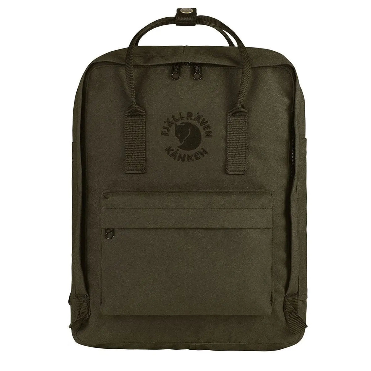 dark green leaf mini backpack Leaf Motif Stand out on campus with