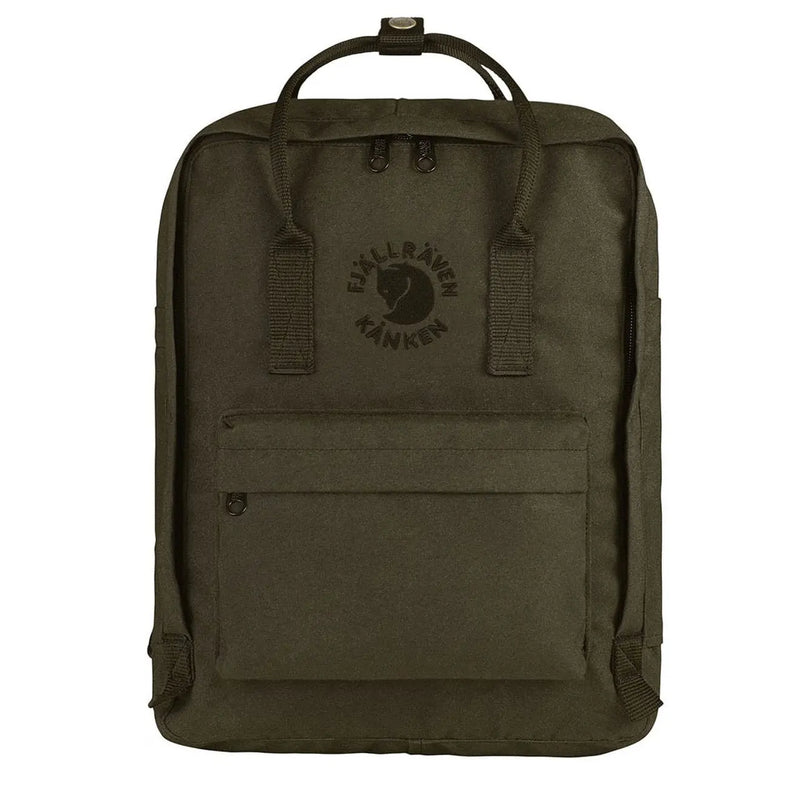 Fjallraven Re-Kanken Classic Backpack Dark Olive Fjallraven Kanken Bags