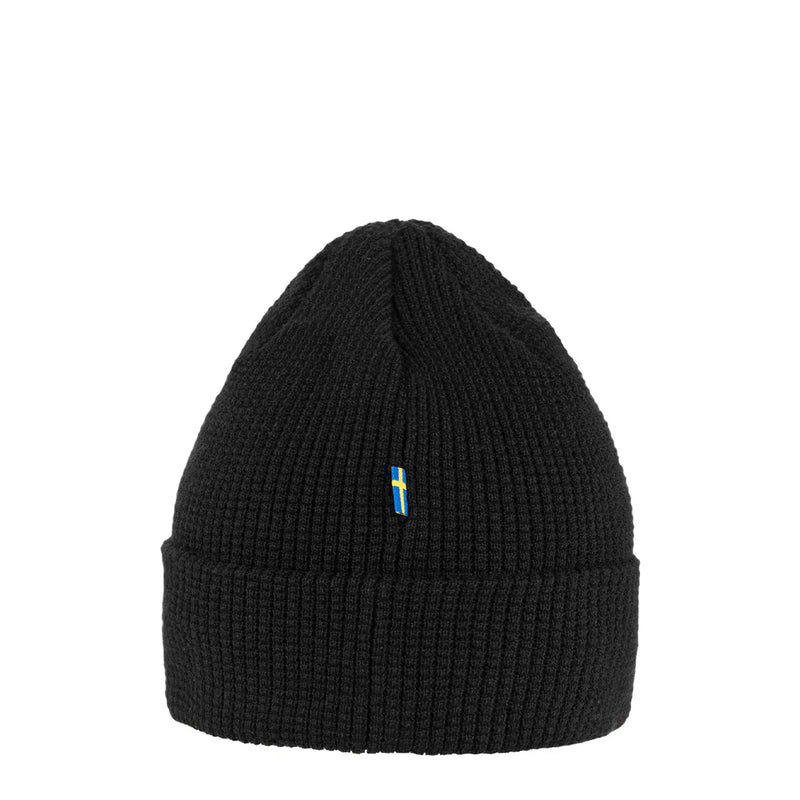 Fjallraven Tab Beanie Hat Black Fjallraven