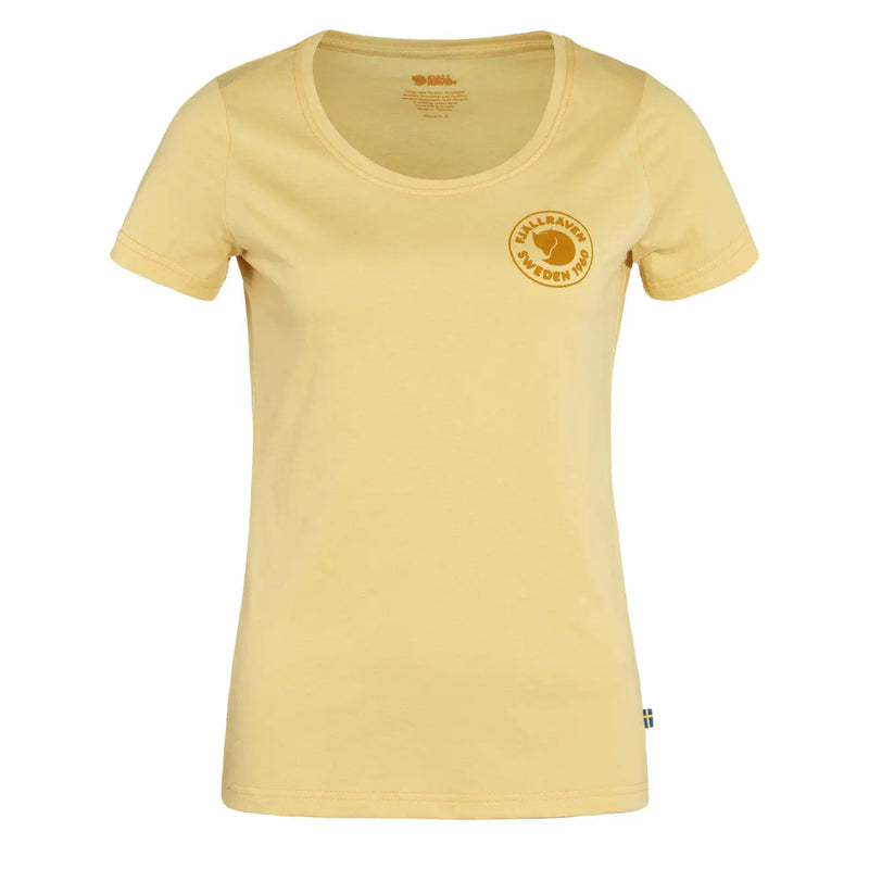 Fjallraven Womens 1960 Logo T-Shirt Mais Yellow Fjallraven