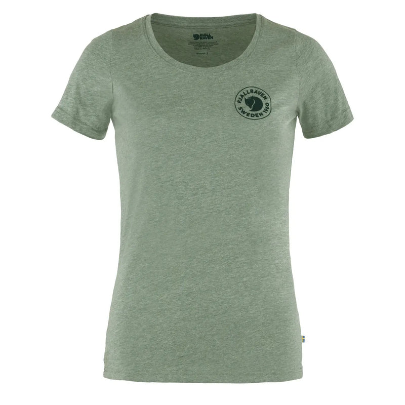 Fjallraven Womens 1960 Logo T-Shirt Patina Green / Melange Fjallraven