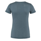 Fjallraven Womens Abisko Cool T-Shirt Indigo Blue Fjallraven