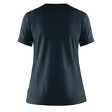 Fjallraven Womens Abisko Wool SS T-Shirt Dark Navy Fjallraven