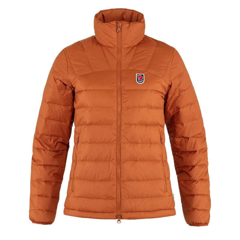 Fjallraven Womens Expedition Pack Down Jacket Terracotta Brown Fjallraven