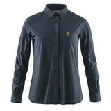 Fjallraven Womens Ovik Lite Shirt LS Navy Fjallraven