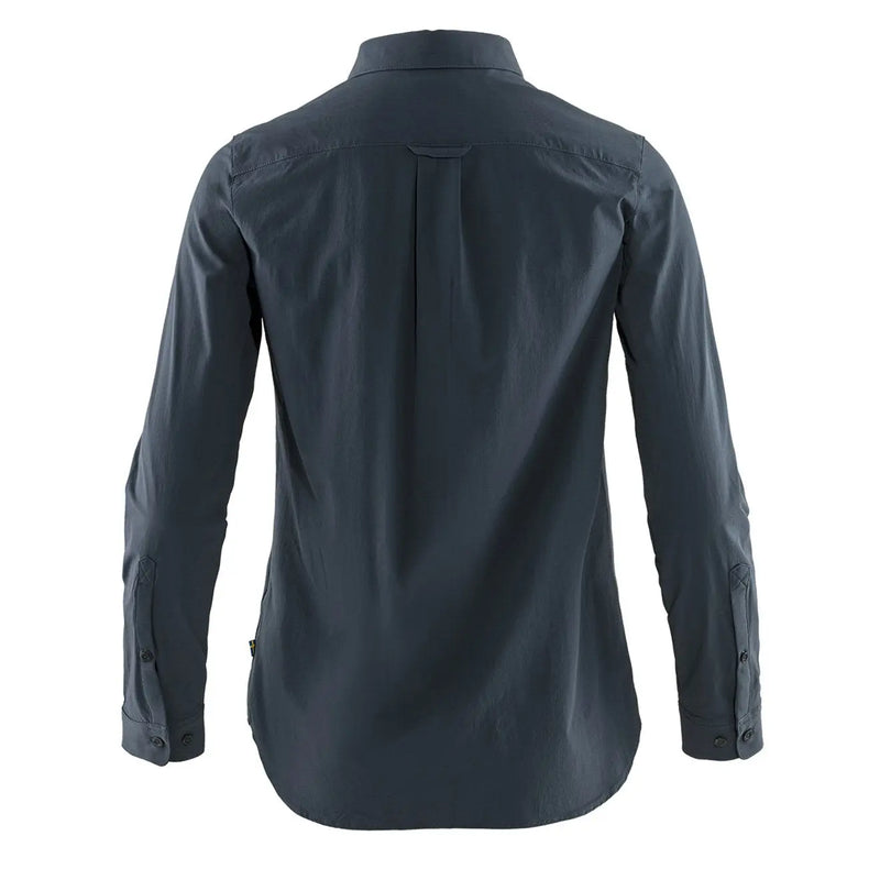 Fjallraven Womens Ovik Lite Shirt LS Navy Fjallraven