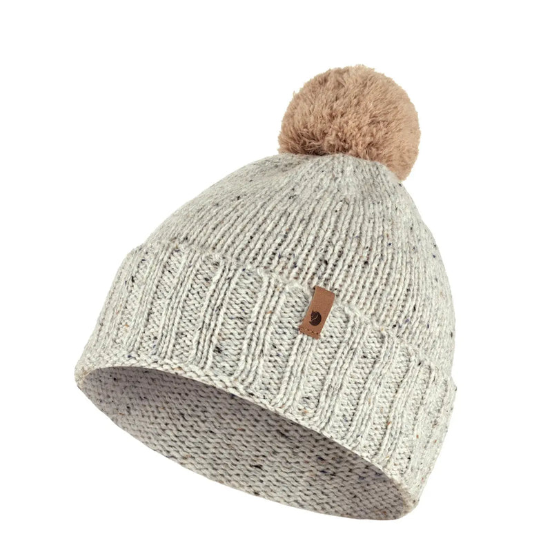 Fjallraven Womens Ovik Pom Hat Chalk White Fjallraven