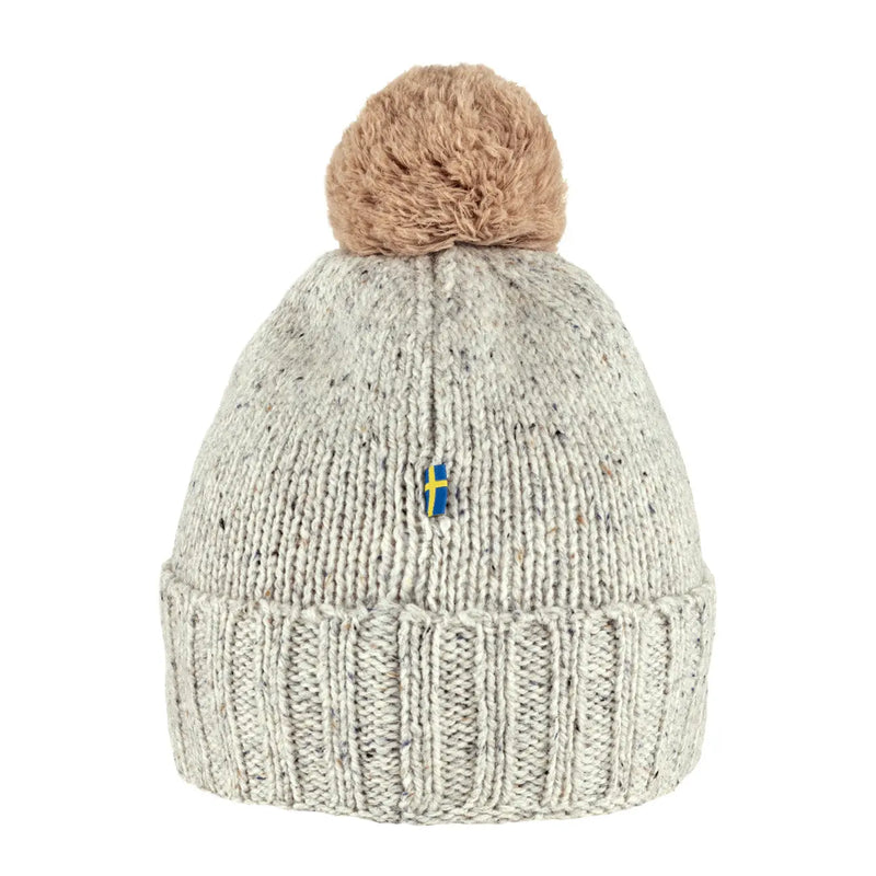 Fjallraven Womens Ovik Pom Hat Chalk White Fjallraven