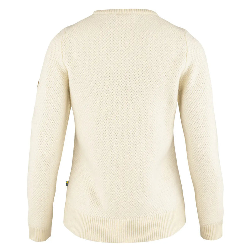 Fjallraven Womens Ovik Structure Sweater Chalk White Fjallraven