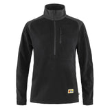 Fjallraven Womens Vardag Lite Fleece Black / Dark Grey Fjallraven