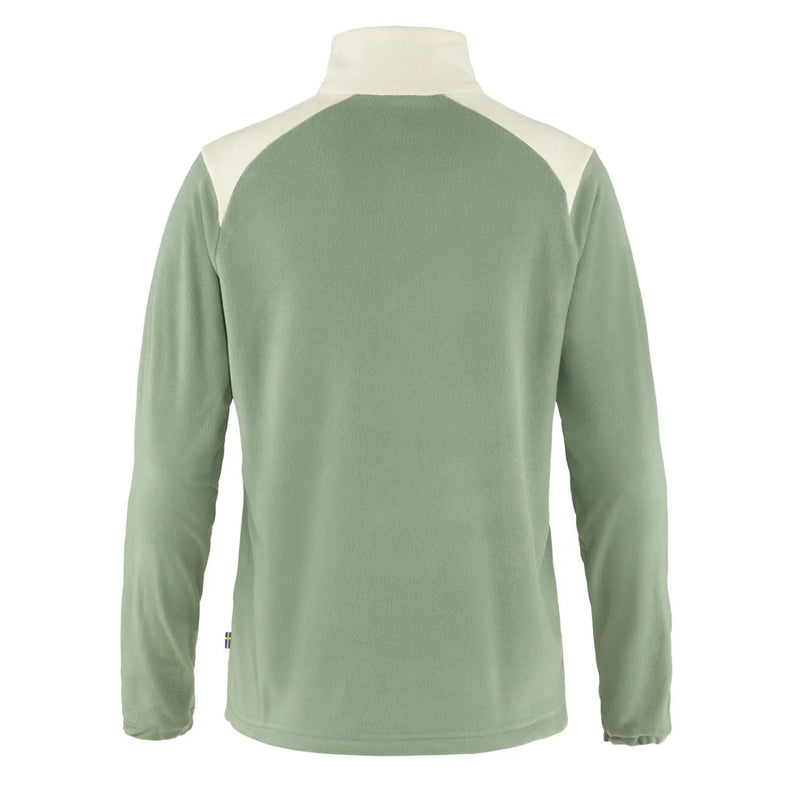 Fjallraven Womens Vardag Lite Fleece Sage Green / Chalk White Fjallraven