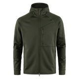 Fjallraven Abisko Grid Fleece Hoodie Deep Forest - My Fox Bag
