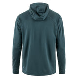 Fjallraven Abisko Grid Fleece Hoodie Mountain Blue - My Fox Bag