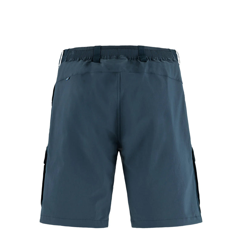 Fjallraven Abisko Hybrid Trail Shorts Navy - My Fox Bag