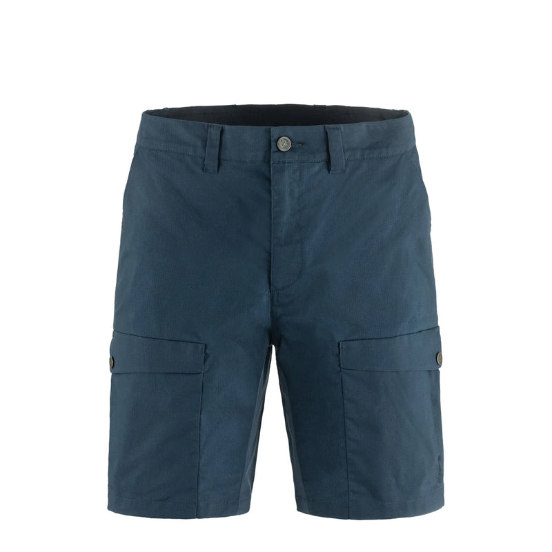 Fjallraven Abisko Hybrid Trail Shorts Navy - My Fox Bag