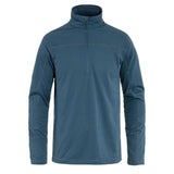 Fjallraven Abisko Lite Fleece Half Zip Indigo Blue - My Fox Bag