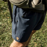 Fjallraven Abisko Trail Stretch Shorts Dark Grey - My Fox Bag