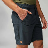 Fjallraven Abisko Trail Stretch Shorts Dark Grey - My Fox Bag
