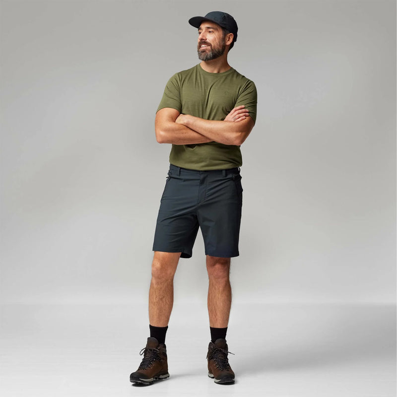 Fjallraven Abisko Trail Stretch Shorts Suede Brown - My Fox Bag