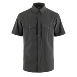 Fjallraven Abisko Trekking Shirt SS Dark Grey - My Fox Bag
