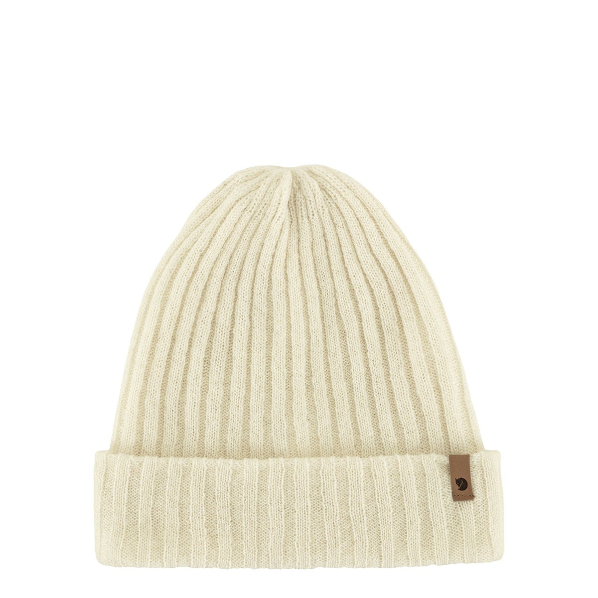 New Fjallraven Cream Ribbed Beanie fjallraven_rib_hat_13100184-  main image 2