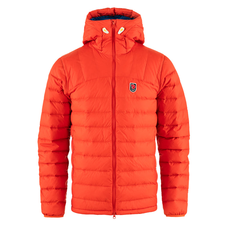 Fjallraven Expedition Pack Down Hoodie Flame Orange / UN Blue - My Fox Bag
