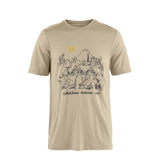 Fjallraven Hoja Lugnt Wool T-shirt Classic Fossil