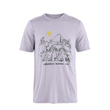 Fjallraven Hoja Lugnt Wool T-shirt Classic Lavender Mist
