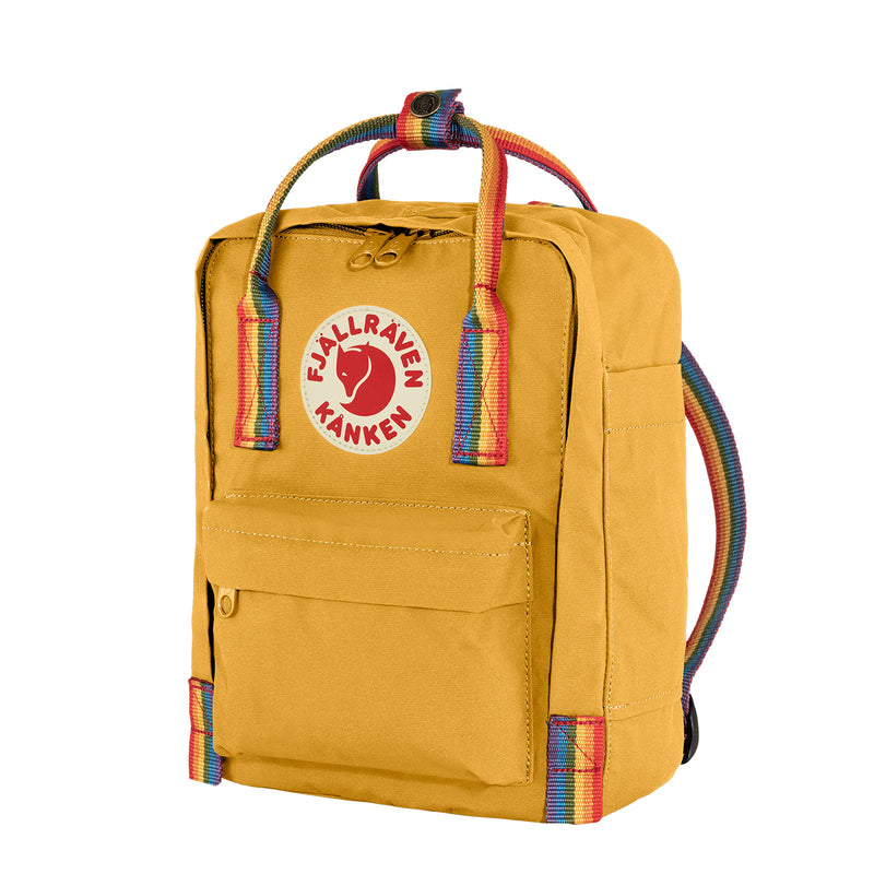 Fjallraven Kanken Rainbow Mini Ochre-Rainbow Pattern - My Fox Bag