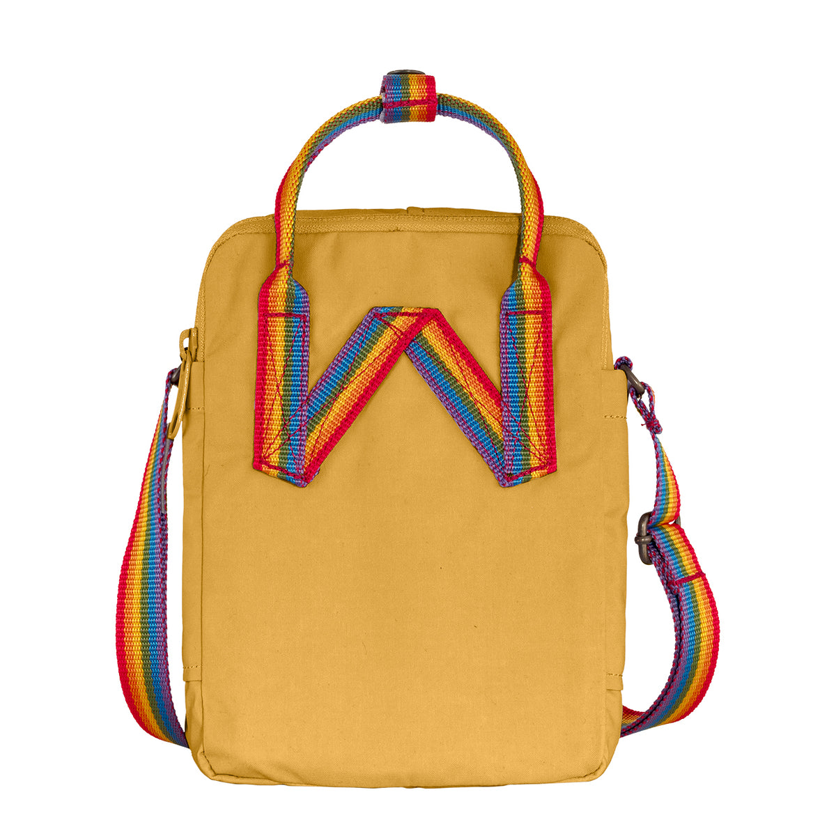 Kanken Sling Bag Ochre Yellow Kanken Fjallraven Kanken Rainbow