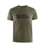 Fjallraven Logo T-Shirt Dark Olive - My Fox Bag