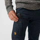 Fjallraven Nils Trousers Long Dark Navy - My Fox Bag