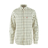 Fjallraven Ovik Flannel Shirt Chalk White / Laurel Green - My Fox Bag