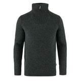 Fjallraven Ovik Half Zip Knit Dark Grey - My Fox Bag