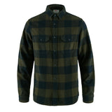 Fjallraven Ovik Heavy Flannel Shirt Deep Forest / Dark Navy - My Fox Bag