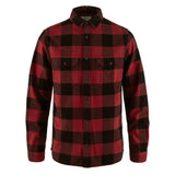 Fjallraven Ovik Heavy Flannel Shirt Red / Black - My Fox Bag
