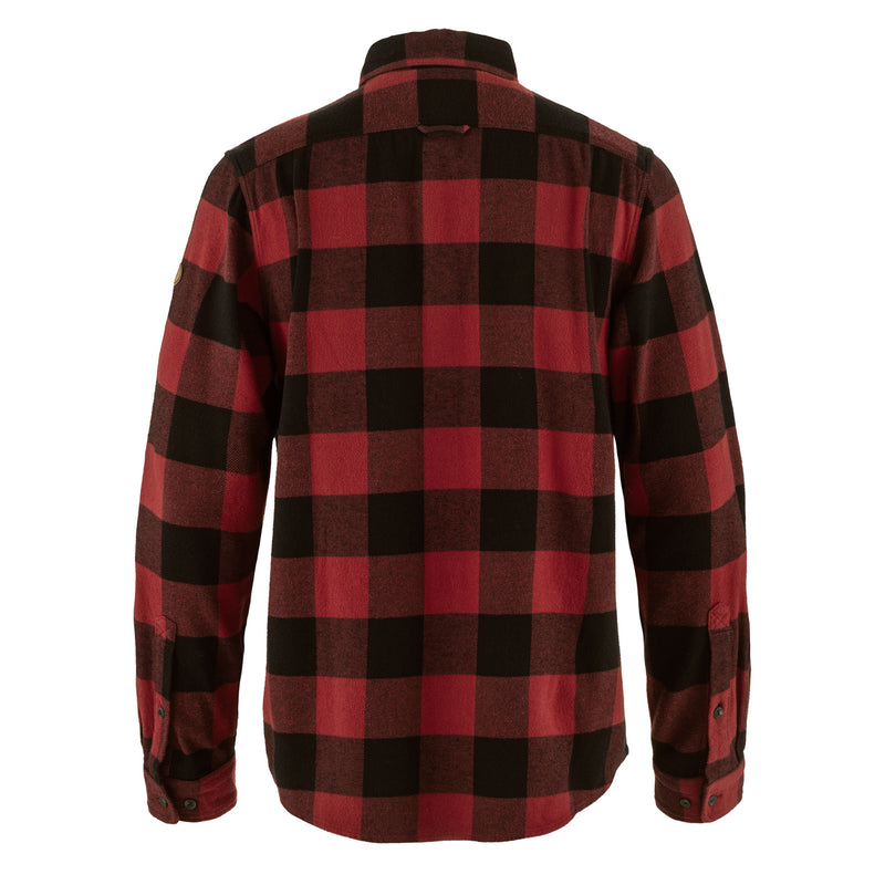 Fjallraven Ovik Heavy Flannel Shirt Red / Black - My Fox Bag