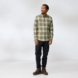 Fjallraven Ovik Lite Flannel Shirt Laurel Green / Chalk White - My Fox Bag