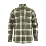 Fjallraven Ovik Lite Flannel Shirt Laurel Green / Chalk White - My Fox Bag