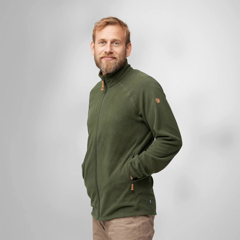 Fjallraven Ovik Lite Fleece Jacket Deep Forest - My Fox Bag