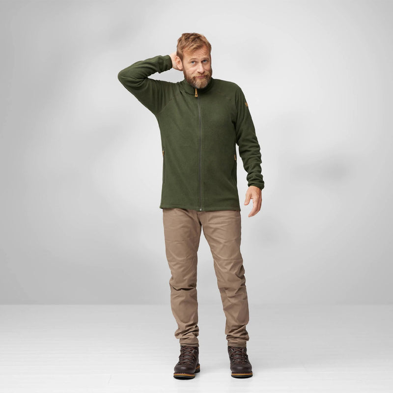 Fjallraven Ovik Lite Fleece Jacket Deep Forest - My Fox Bag