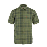Fjallraven Ovik Lite Shirt SS Green-Dark Navy - My Fox Bag