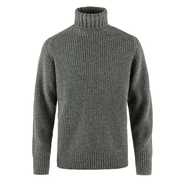 Fjallraven Ovik Roller Neck Sweater Grey Melange | My Fox Bag