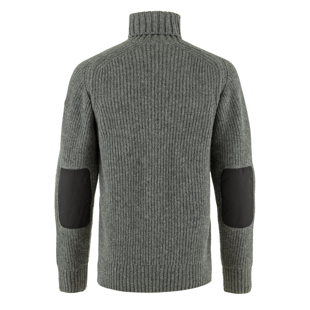 Fjallraven Ovik Roller Neck Sweater Grey Melange | My Fox Bag