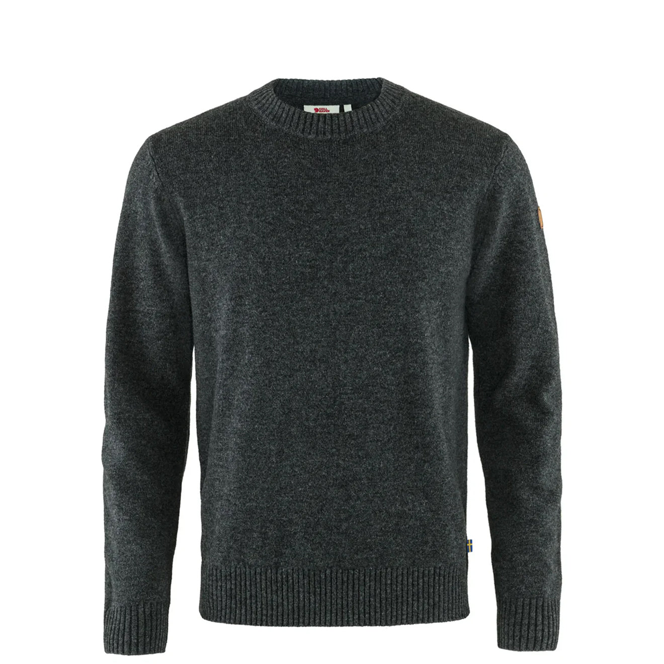 Fjallraven Ovik Round-neck Sweater Dark Grey - My Fox Bag